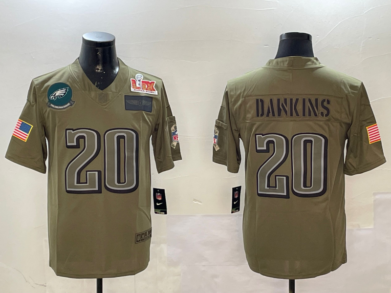 Men Philadelphia Eagles 20 Darkins green 2025 Nike NFL jersey style 112